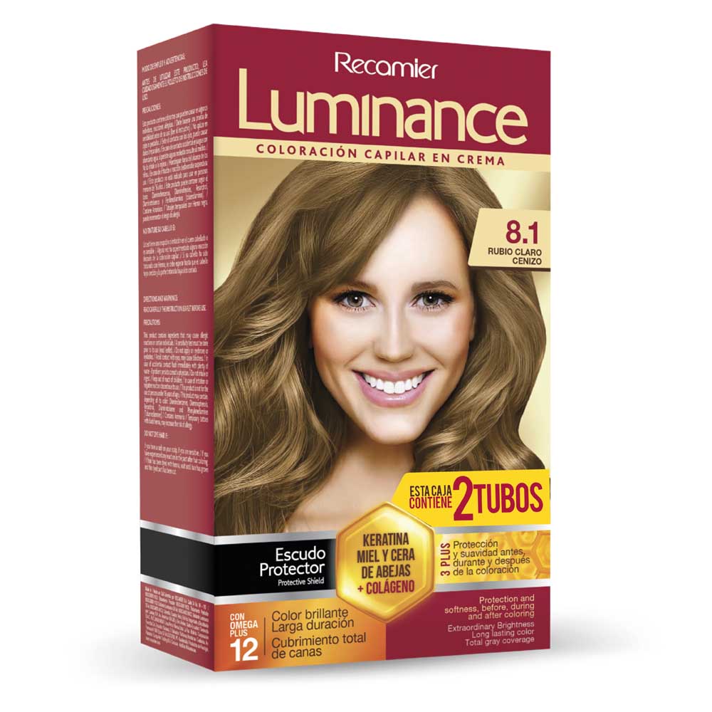 Luminance Tinte Capilar en Crema Tono 8.1 Rubio Claro Cenizo 2 und