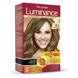 Luminance Tinte Capilar en Crema Tono 8.1 Rubio Claro Cenizo
