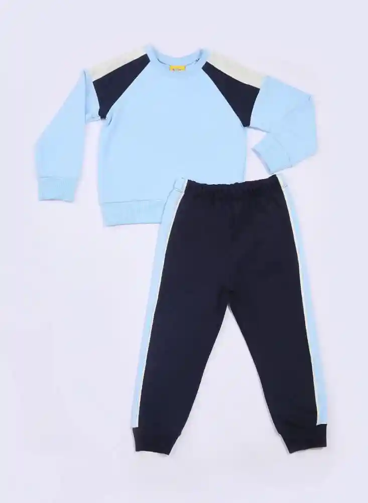 Conjuntoll Corta 2t-azul