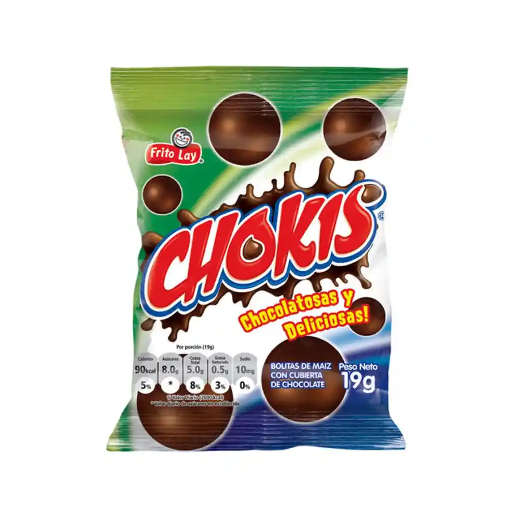 Chokis Bolitas de Maíz con Cubierta de Chocolate