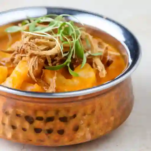 Curry Camarón Karahi Picante Suave
