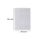 Cuaderno A6 Tapa Dura Con Purpurina 80 Hojas Silver Gray Miniso