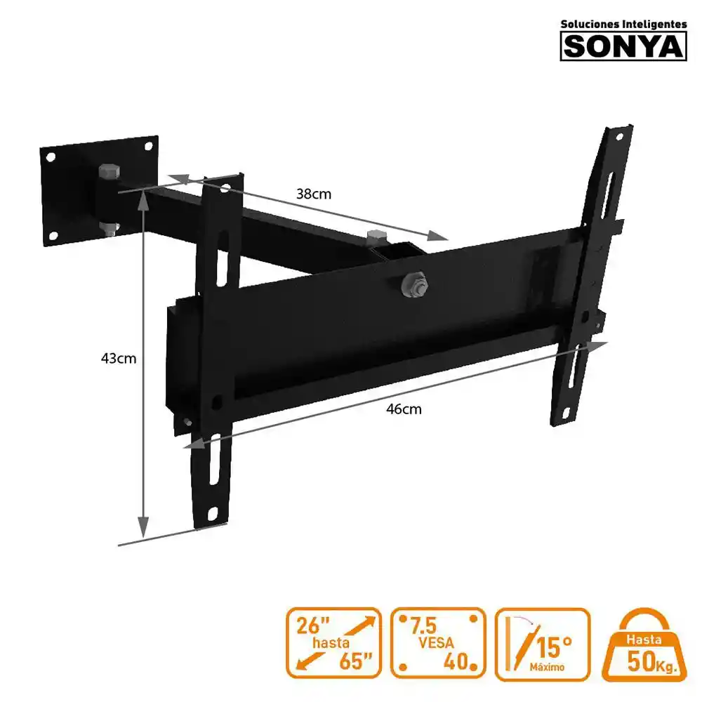Soporte Tv Brazo 26 55 201306 Finlandek