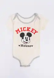 Body Manga Corta Bebito 9/12meses-ivory