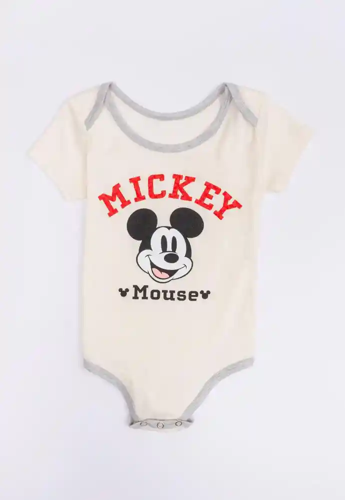 Body Manga Corta Bebito 9/12meses-ivory
