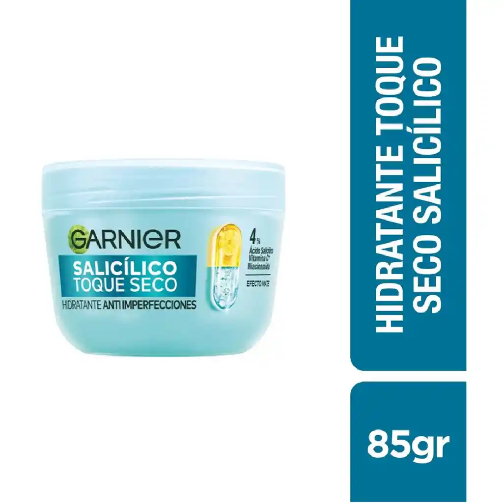 Crema Facial Garnier Hidratante Anti Imperfecciones Salicilico Toque Seco