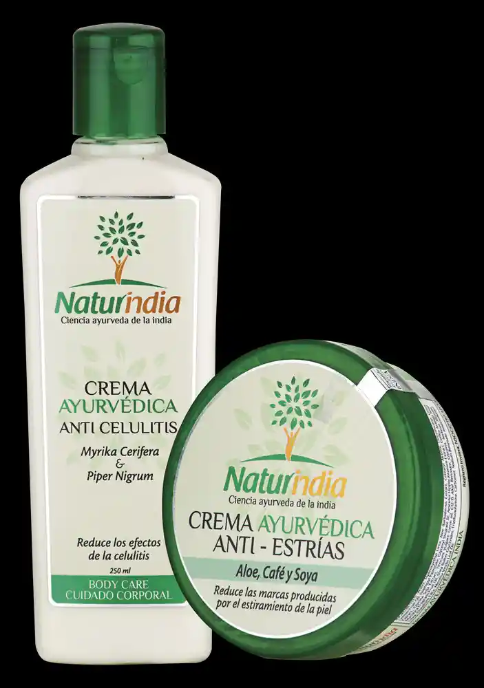 Naturindia Crema Anti Celulitis + Crema Anti Estrías