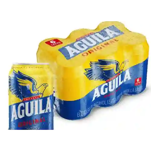 Cerveza Aguila 330 ml X 6