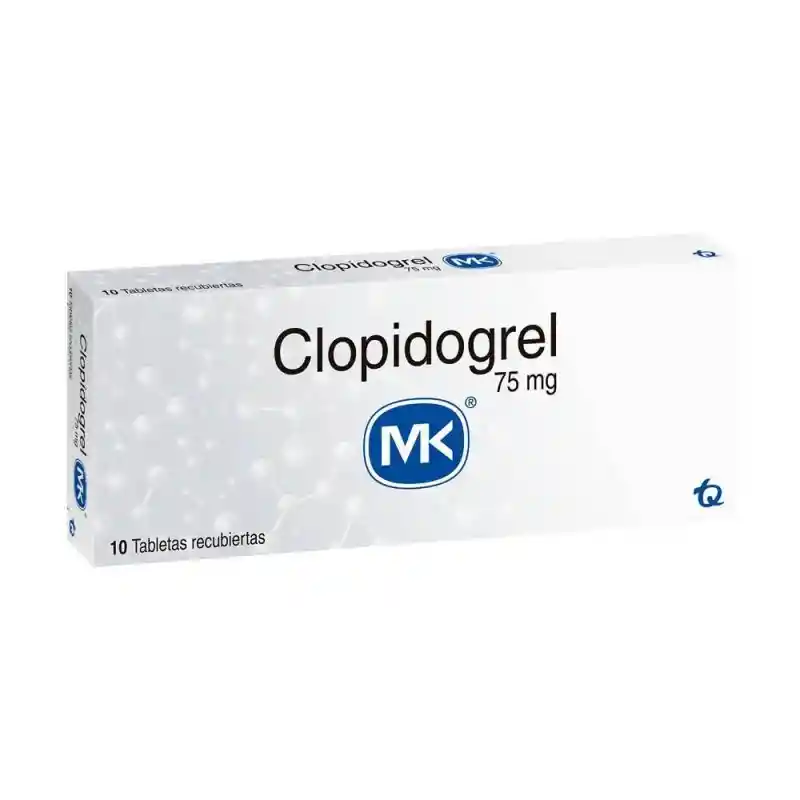 Clopidogrel (75 mg) 10 Tabletas