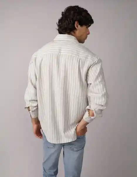 Camisa Hombre Gris Talla Medium 2894213 American Eagle