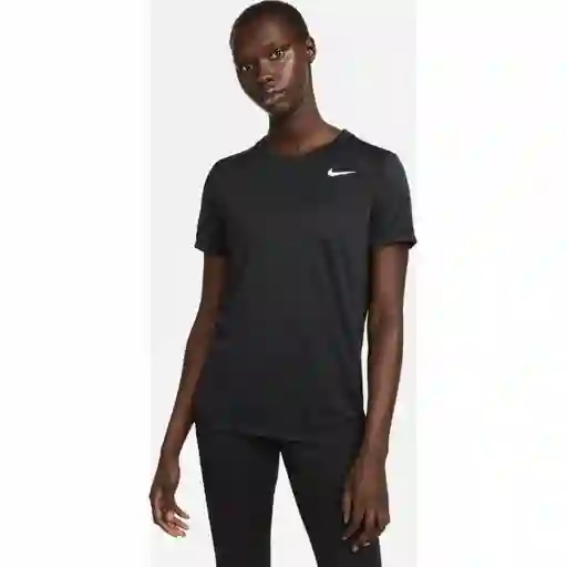 Nike Camiseta Dri-Fit Tee Rlgd Lbr Para Mujer Negro Talla S