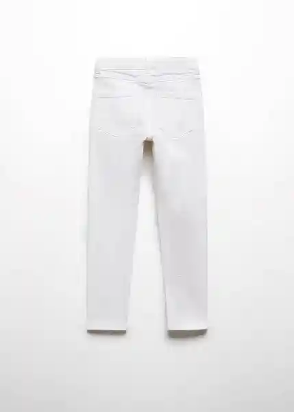 Jean Skinny 5 Blanco Talla 06 Niñas Mango