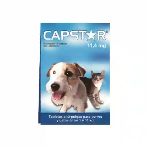 Capstar Tabletas Antipulgas Masticable 