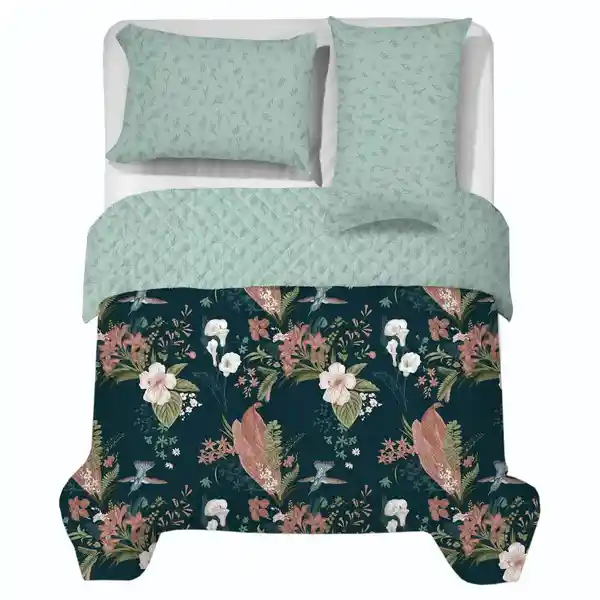 Quilt Doble Faz Estampado King