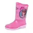 Disney Botas de Lluvia Sofia Hannia Para Niña Fucsia Talla 30