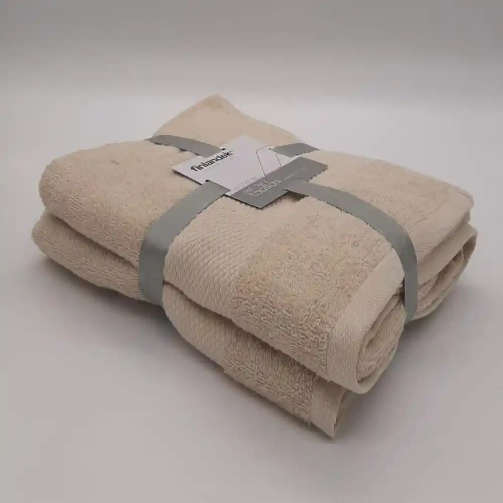 Set X2 Toallas Baño Baño-avena