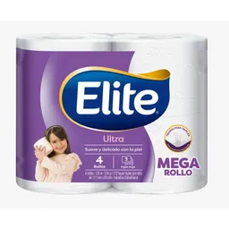 Elite Papel Higiénico Ultra Megarollo Triple Hoja