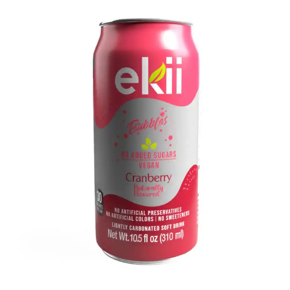 Bebida Bubbles Aranda Ekii Soda Sabor Arandanos (310 Ml)