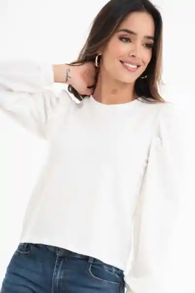 Ragged Buso Almirante Color Blanco Crudo Talla XL