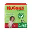 Pañales Huggies Active Sec Etapa 5/XXG Comodida Absorción 50 Und