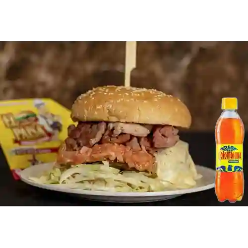 Combo Hamburguesa Especial + Colombiana 400 ml