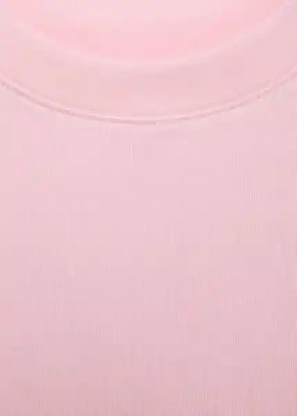 Camiseta Rita Rosa Light Talla S Mujer Mango