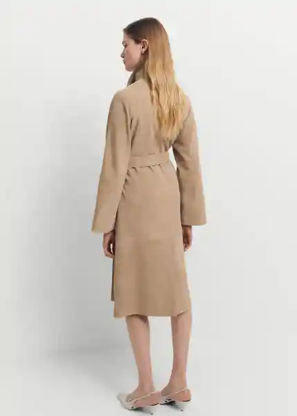 Gabardina Trench Cloud Hielo Talla S Mujer Mango