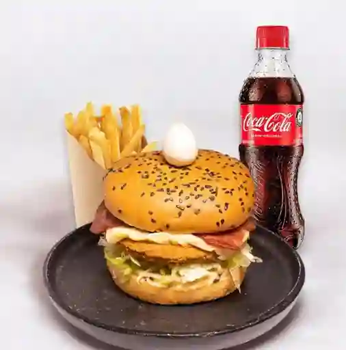 Hamburguesa de Pollo Combo