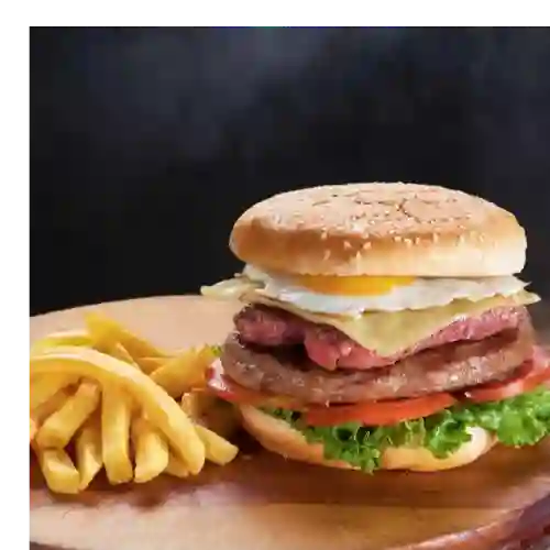 Hamburguesa Argentina Especial con Papas