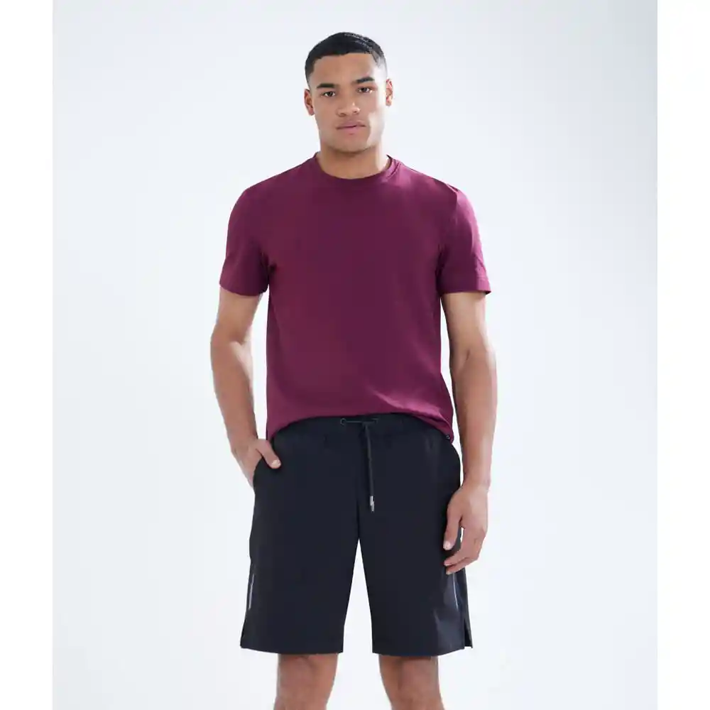 Bermuda Bóxer Con Corte Laser en Costados Hombre Seven Seven Talla L