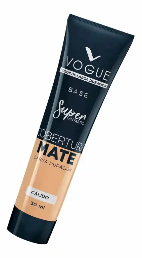 Vogue Base de Maquillaje Super Mate Tono Cálido 