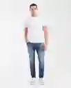 Jean Slim Fit- Famous Azul Francés Medio Talla 30/32 Chevignon