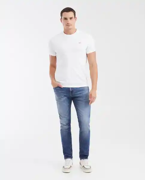 Jean Slim Fit- Famous Azul Francés Medio Talla 30/32 Chevignon