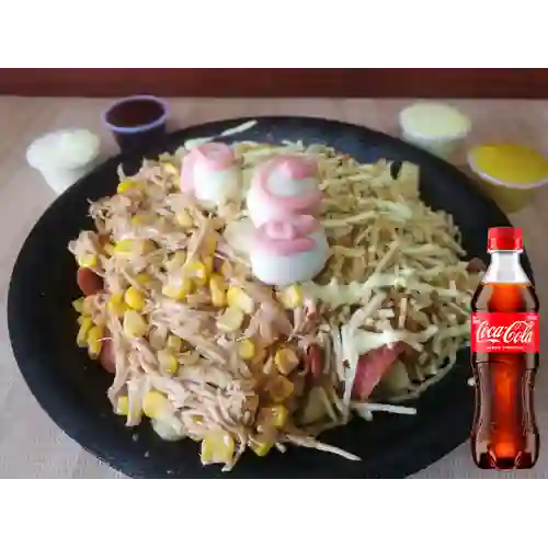 Combo Salchi Especial + Coca Cola Original 400 ml