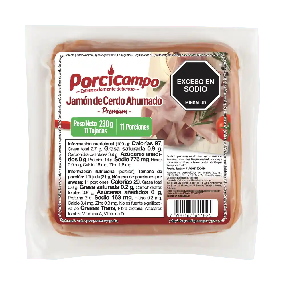 Jamon Porcicampo Cerdo