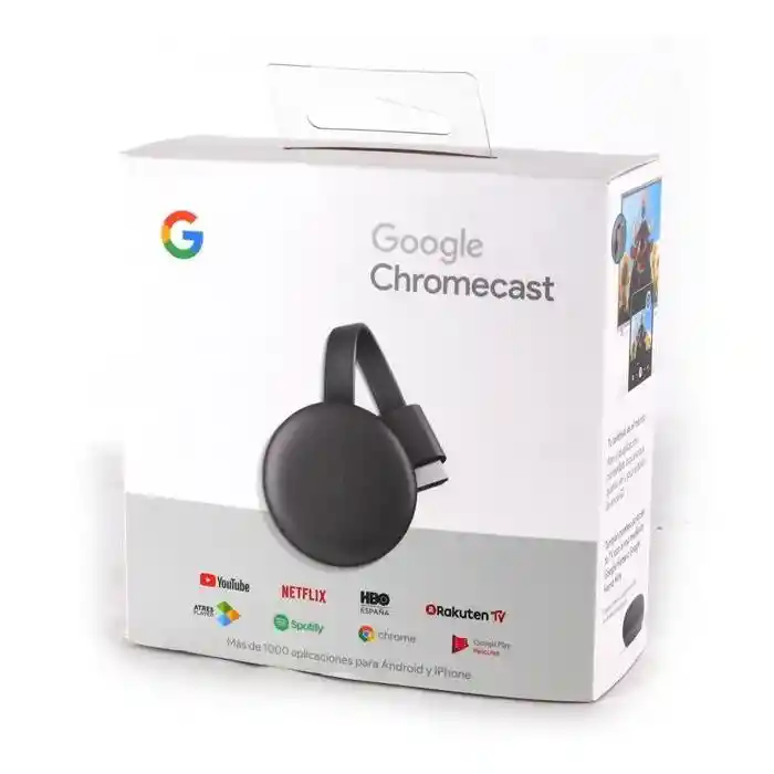 Google Chromecast 3 Tercera Generación Color Negro
