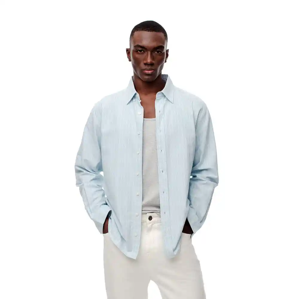 Camisa Manga Larga Casual Regular Fit Masculino New Modri Gef