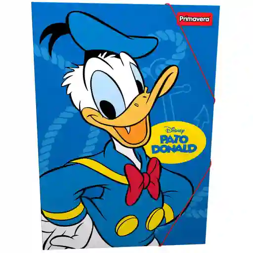 Carpeta Plástica Liga Pato Donald 90 Smile