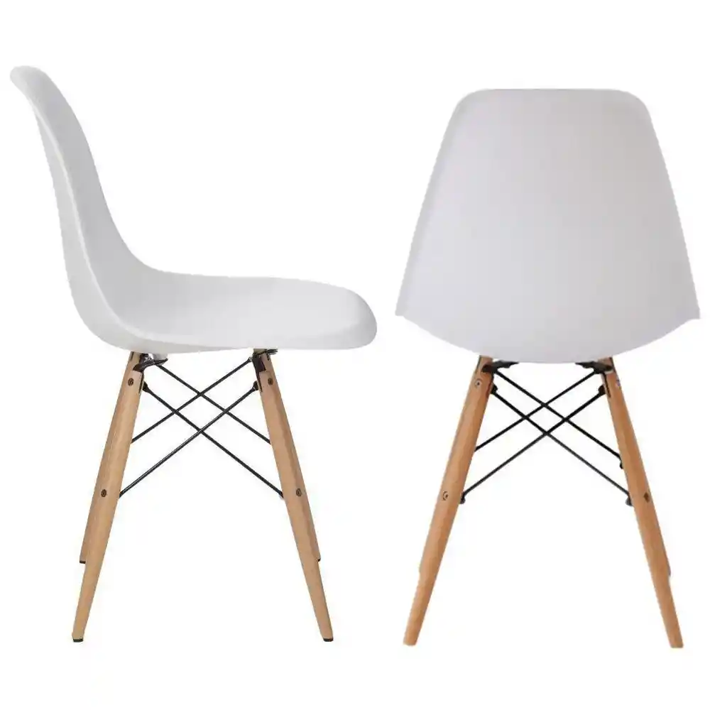 Silla Eames Blanco Set X 2 Ekonomodo Design Ekms2b235