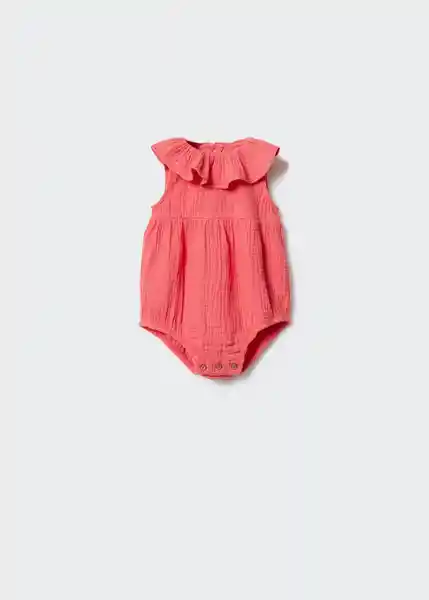 Body Pelele Coralin Coral Talla 66 Niños Mango