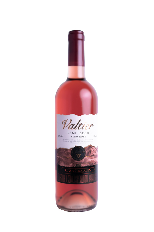 Casa Grajales Vino Rosado Valtier Semiseco 750 ml