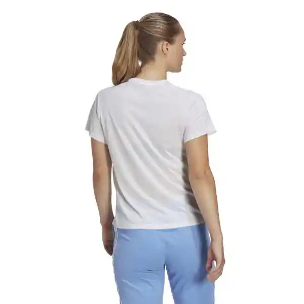 Adidas Camiseta Tr-Es Crew T Blanco Para Mujer Talla M