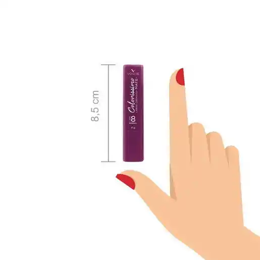 Vogue Labial Colorissimo Ciruela Divina