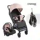 Bebesit Coche Travel System Compacto Micro Pink