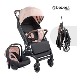 Coche Travel System Compacto Micro Bebesit Rosado Bebesit Jctsx5p