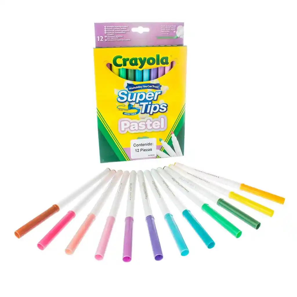 Crayola Plumón Super Tips Pastel