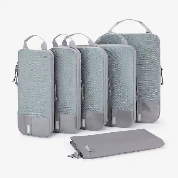 Bagsmart Set 6 en 1 Organizadores de Viaje Gris