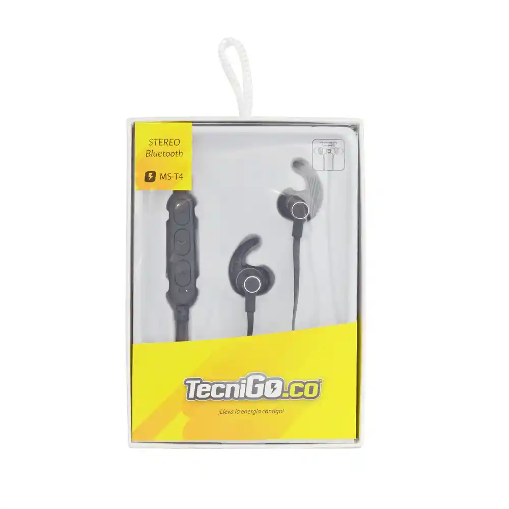 Tecnigo Audífonos BT con Lector T4 Plus