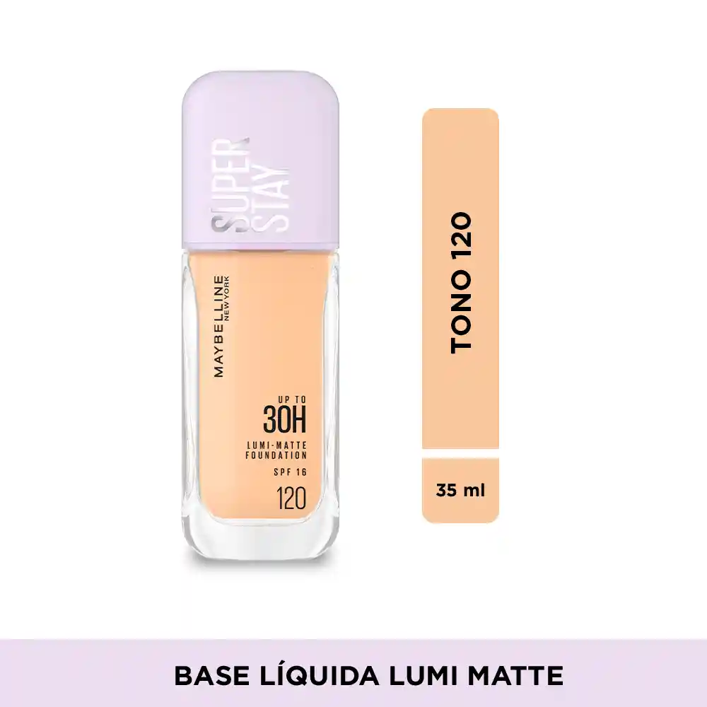 Base Líquida Maybelline Superstay Lumi Matte 120 x 35 ml