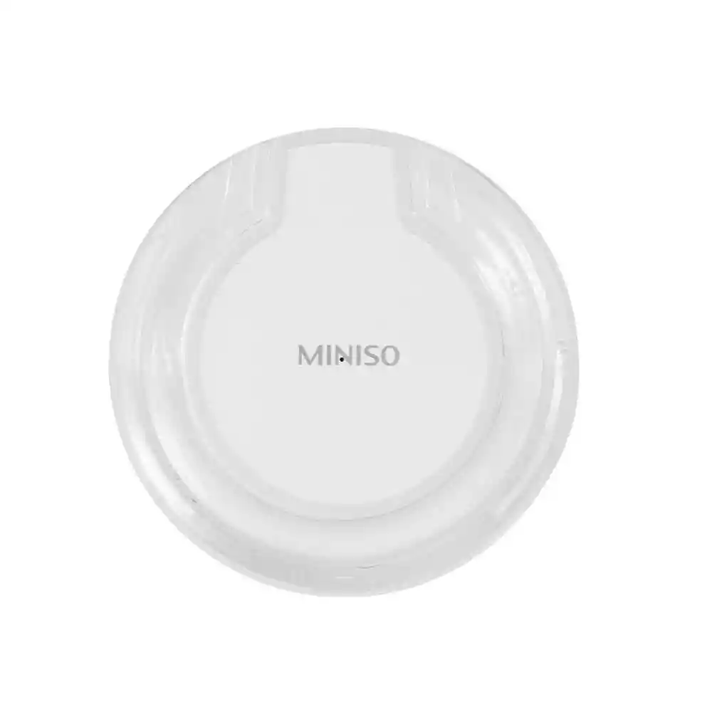 Cargador Inalámbrico de 5W Con Luces Blanco Kg0061 Miniso